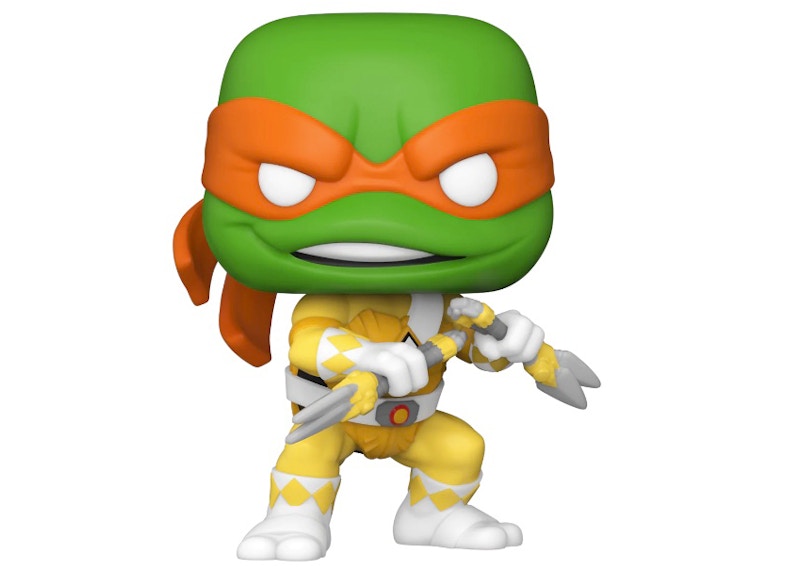 Funko Pop! Retro Toys Teenage Mutant Ninja Turtles x Power Rangers Mikey 2022 Fall Convention Exclusive Figure #111