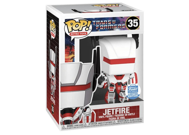 Funko Pop! Retro Toys Transformers Jetfire Funko Shop Exclusive Figure #35