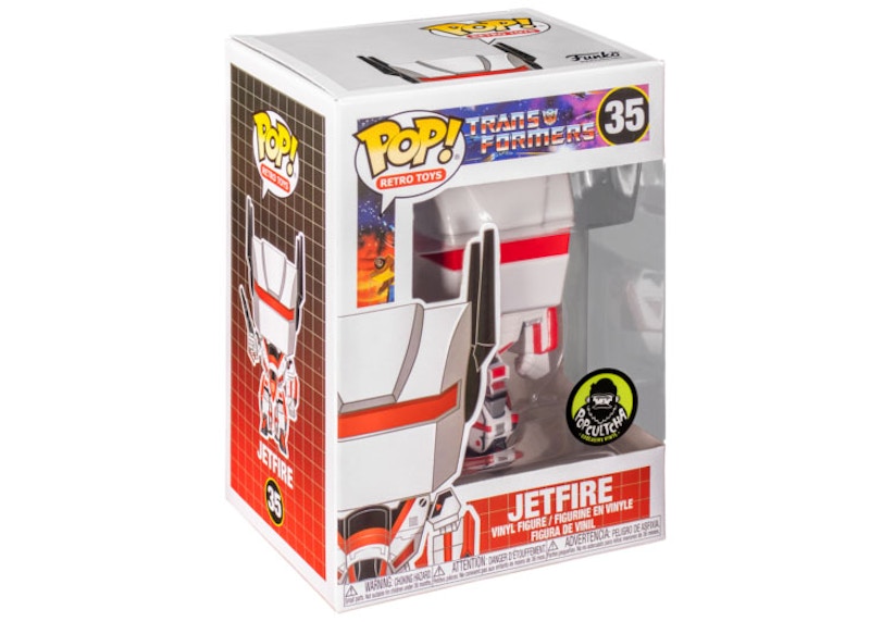 Funko Pop! Retro Toys Transformers Jetfire Popcultcha Exclusive Figure #35
