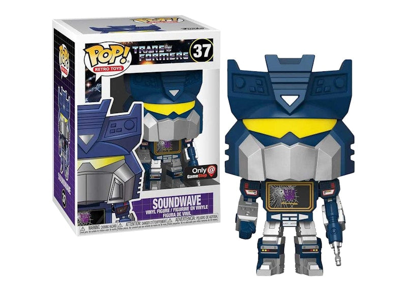 Funko Pop! Retro Toys Transformers Siege Soundwave GameStop Exclusive Figure #37
