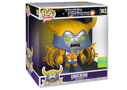 Funko Pop! Retro Toys Transformers Unicron 10 Inch 2022 Summer Convention Exclusive Figure #103