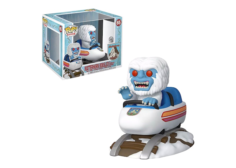 Funko Pop! Rides 65th Anniversary Matterhorn Bobsled with Abominable Snowman Disney Store Exclusive Figure #65