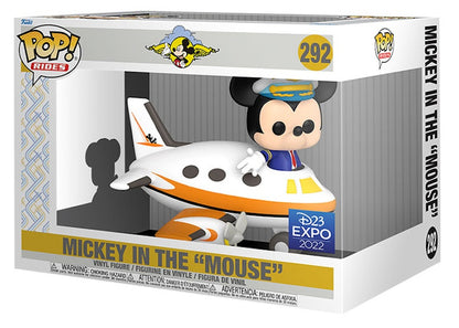 Funko Pop! Rides Disney Mickey in the "Mouse" 2022 D23 Expo Exclusive Figure #292