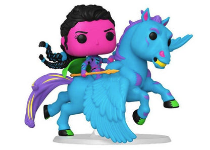 Funko Pop! Rides Marvel Studios Avengers Endgame Valkyrie's Flight Blacklight Target Exclusive Figure #86