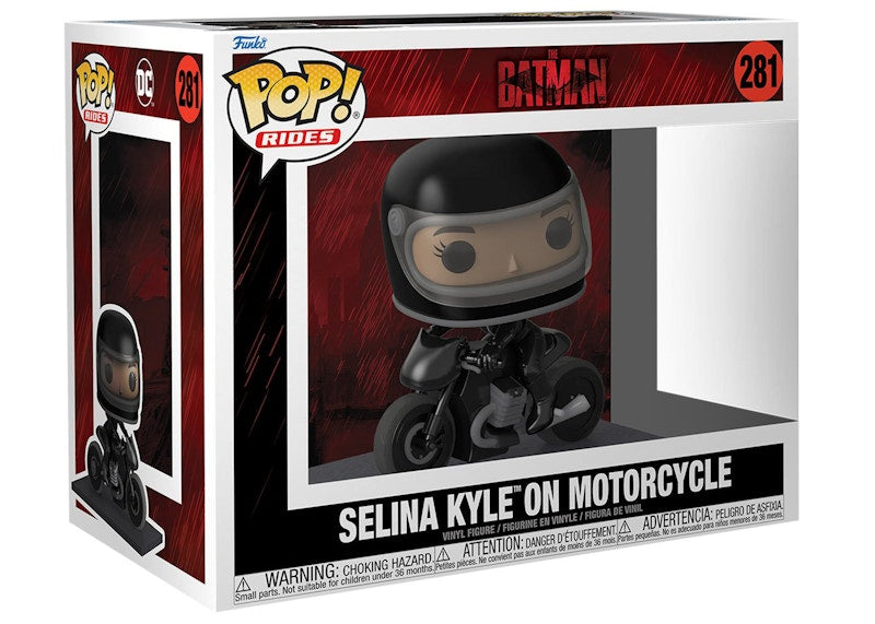Funko Pop! Rides The Batman Selina Kyle On Motorcycle Figure #281