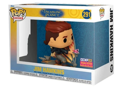 Funko Pop! Rides Treasure Planet Jim Hawkins 2022 CCXP Exclusive Figure #291