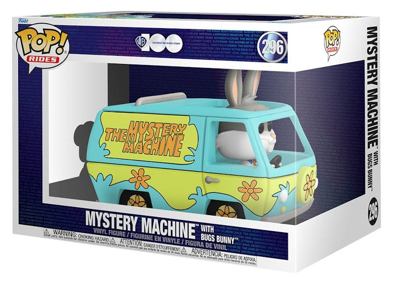 Funko Pop! Rides Warner Bros. 100th Anniversary Mystery Machine with Bugs Bunny Figure #296