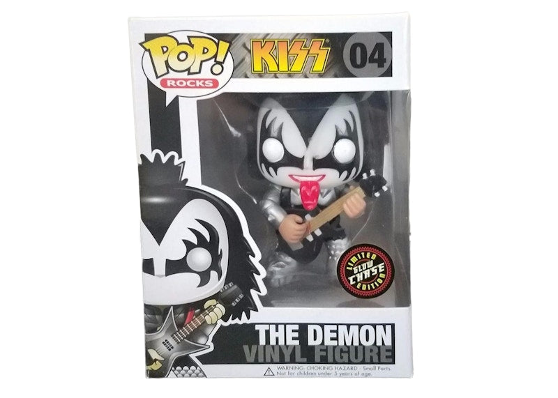 Funko Pop! Rock KISS The Demon (Glow) (Chase) Figure #04