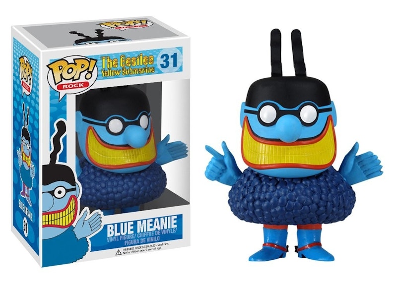 Funko Pop! Rock The Beatles Yellow Submarine Blue Meanie Figure #31