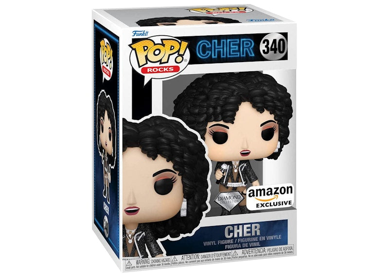 Funko Pop! Rocks Cher Diamond Collection Amazon Exclusive Figure #340