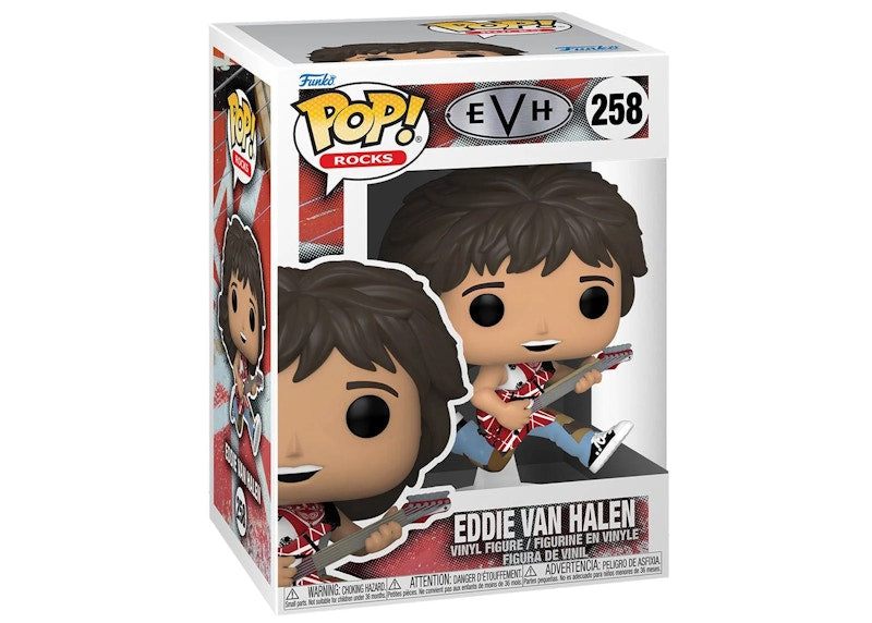 Funko Pop! Rocks EVH Eddie Van Halen (With Guitar) Figure #258