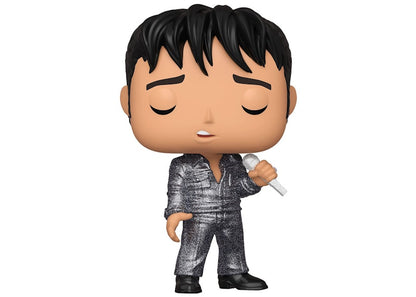 Funko Pop! Rocks Elvis Presley (Elvis '68 Comeback Special) Diamond Entertainment Earth Exclusive Figure #188