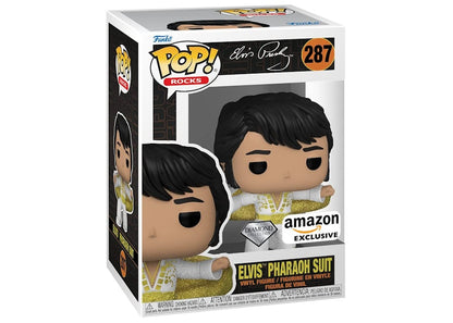 Funko Pop! Rocks Elvis Presley Pharaoh Suit Diamond Collection Amazon Exclusive Figure #287