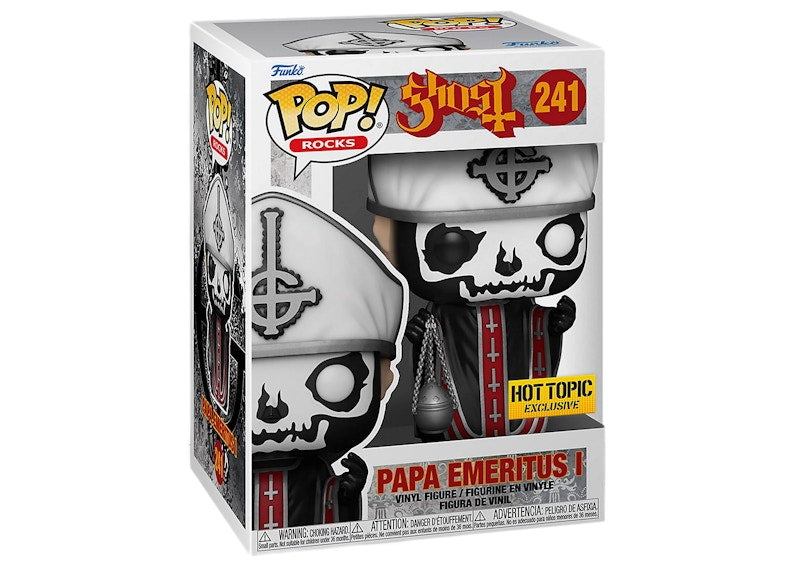 Funko Pop! Rocks Ghost Papa Emeritus I Hot Topic Exclusive Figure #241