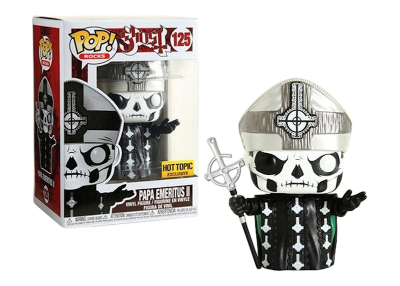 Funko Pop! Rocks Ghost Papa Emeritus II Hot Topic Exclusive Figure #125