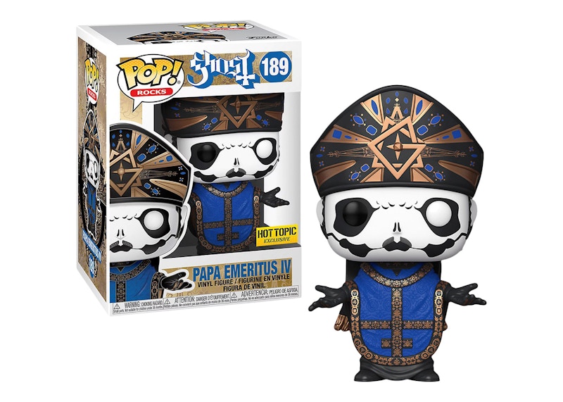 Funko Pop! Rocks Ghost Papa Emeritus IV Hot Topic Exclusive Figure #189
