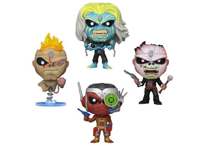 Funko Pop! Rocks Iron Maiden GITD AE Exclusive 4-Pack