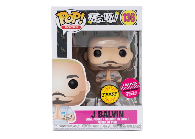Funko Pop! Rocks J Balvin "Green Hair" Limited Edition Chase Figure #136