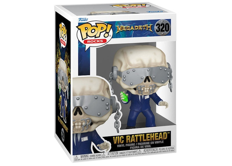 Funko Pop! Rocks Megadeth Vic Rattlehead Figure #320