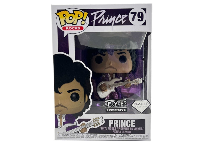 Funko Pop! Rocks Prince Purple Rain Diamond Collection FYE Exclusive Figure #79