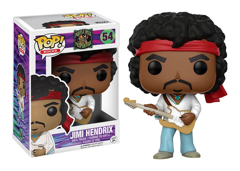 Funko Pop! Rocks Purple Haze Properties Jimi Hendrix Figure #54