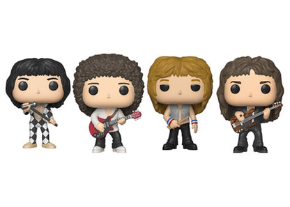 Funko Pop! Rocks Queen Freddie Mercury, Brian May, Roger Taylor & John Deacon Walmart Exclusive 4-Pack