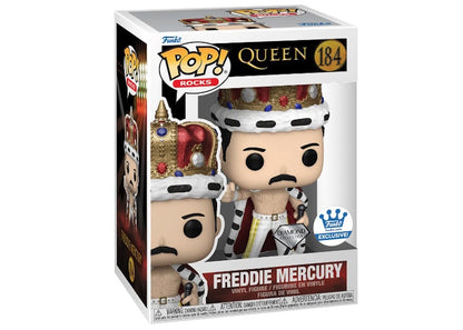 Funko Pop! Rocks Queen Freddie Mercury Diamond Collection Funko Shop Exclusive Figure #184