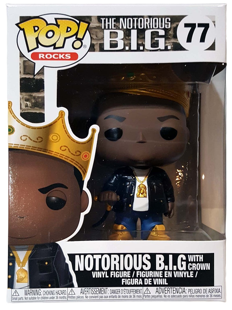 Funko Pop! Rocks The Notorious B.I.G with Crown Figure #77