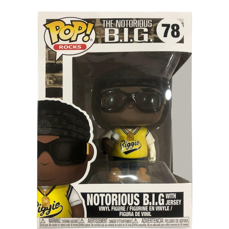 Funko Pop! Rocks The Notorious B.I.G with Jersey Figure #78
