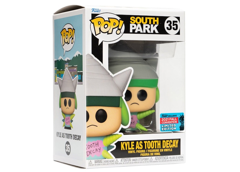 Funko Pop! South Park Kyle As Tooth Decay 2021 Fall Convention Exclusive Figure #35
