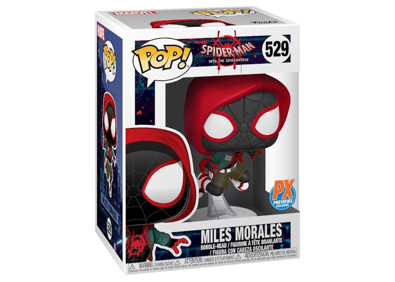 Funko Pop! Spider-Man Into The Spider-Verse Miles Morales PX Previews Exclusive Figure #529