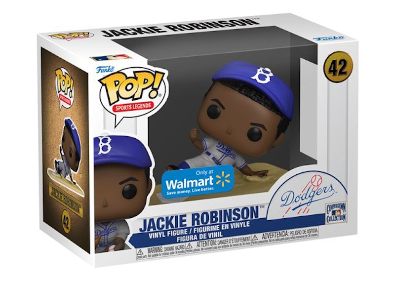 Funko Pop! Sports Legends Brooklyn Dodgers Jackie Robinson Walmart Exclusive Figure #42