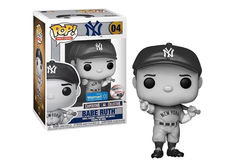 Funko Pop! Sports Legends New York Yankees Babe Ruth (Black/White) Walmart Exclusive Figure #04
