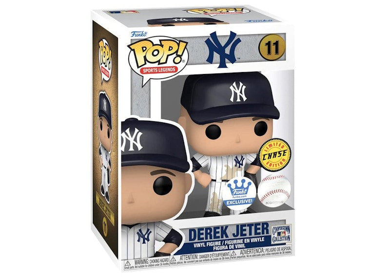Funko Pop! Sports Legends New York Yankees Derek Jeter Chase Edition Funko Shop Exclusive Figure #11