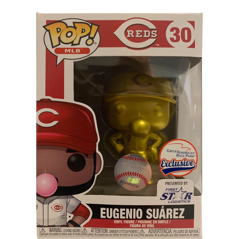 Funko Pop! Sports MLB Cincinnati Reds Eugenio Suarez (Gold) GABP Exclusive Figure #30