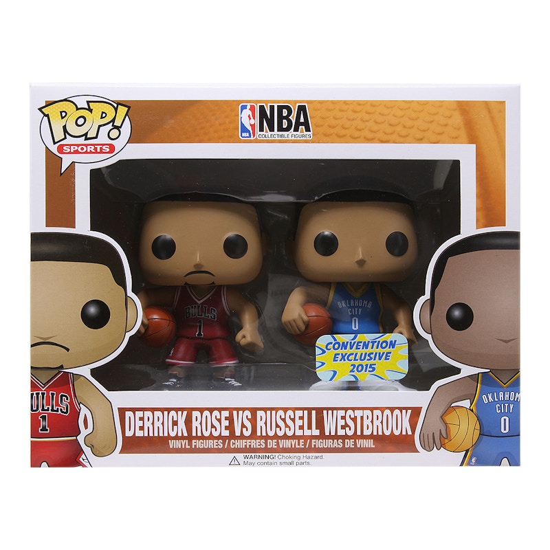 Funko Pop! Sports NBA Derrick Rose vs Russell Westbrook Convention Exclusive 2 Pack