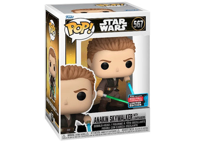 Funko Pop! Star Wars Anakin Skywalker with Lightsabers 2022 Fall Convention Exclusive Figure #567