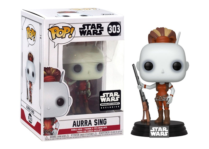 Funko Pop! Star Wars Aurra Sing Smuggler's Bounty Exclusive Bobble-Head #303