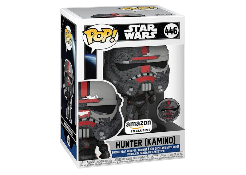 Funko Pop! Star Wars Bad Batch Hunter (Kamino) Across The Galaxy Amazon Exclusive Figure #446
