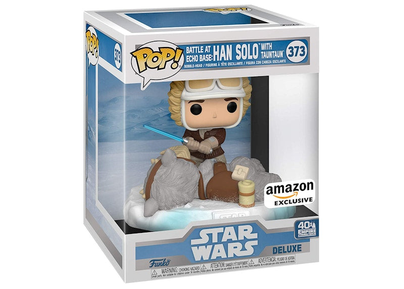 Funko Pop! Star Wars Battle At Echo Base Han Solo With Tauntaun Amazon Exclusive 6 Inch Figure #373