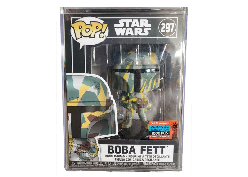 Funko Pop! Star Wars Boba Fett Fall Convention Exclusive LE 1000 Bobble-Head #297