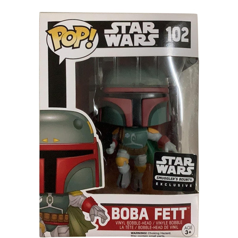 Funko Pop! Star Wars Boba Fett Smugglers Bounty Exclusive Bobble-Head Figure #102
