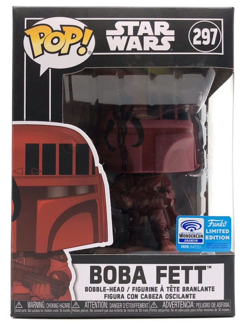 Funko Pop! Star Wars Boba Fett WonderCon Anaheim Edition Bobble-Head Figure #297
