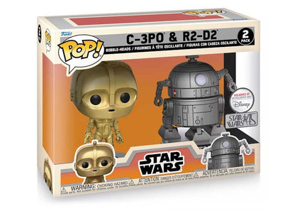 Funko Pop! Star Wars C-3P0 & R2D2 Star Wars 45th Anniversary Disney Exclusive 2-Pack