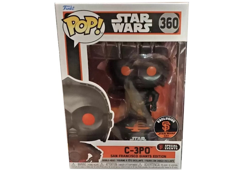 Funko Pop! Star Wars C-3P0 (San Francisco Giants Edition) Star Wars Day Exclusive Figure #360