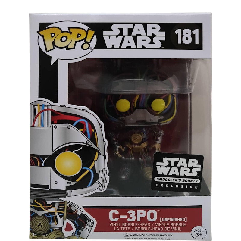 Funko Pop! Star Wars C-3PO (Unfinished) Smugglers Bounty Exclusive Figure #181