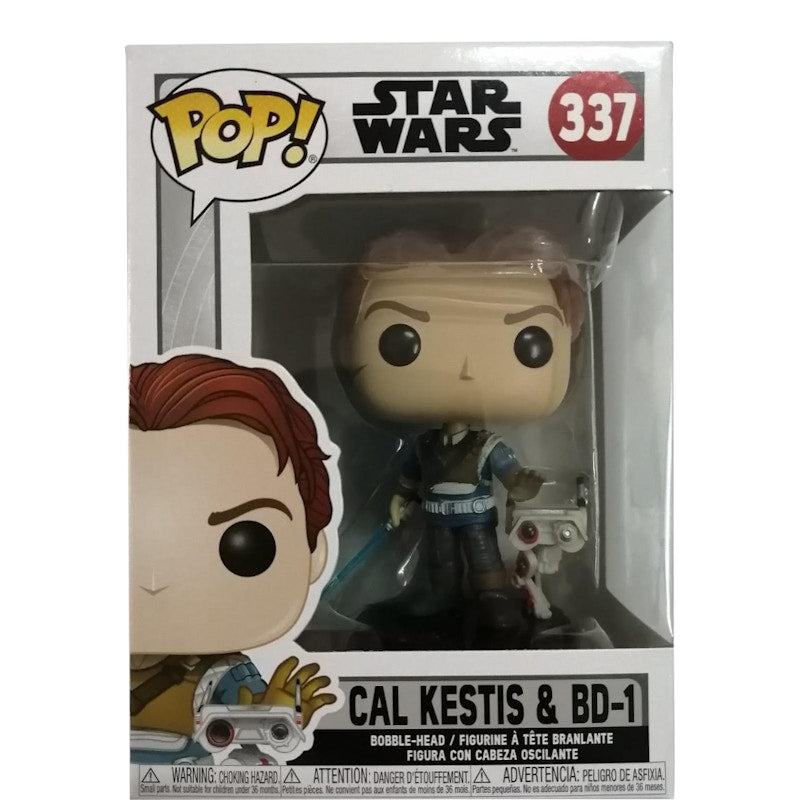 Funko Pop! Star Wars Cal Kestis & BD-1 Bobble-Head Figure #337