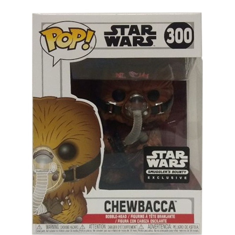 Funko Pop! Star Wars Chewbacca Star Wars Smugglers Bounty Exclusive Bobble-Head Figure #300