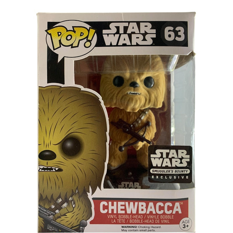 Funko Pop! Star Wars Chewbacca Star Wars Smuggler's Bounty Exclusive Bobble-Head Figure #63