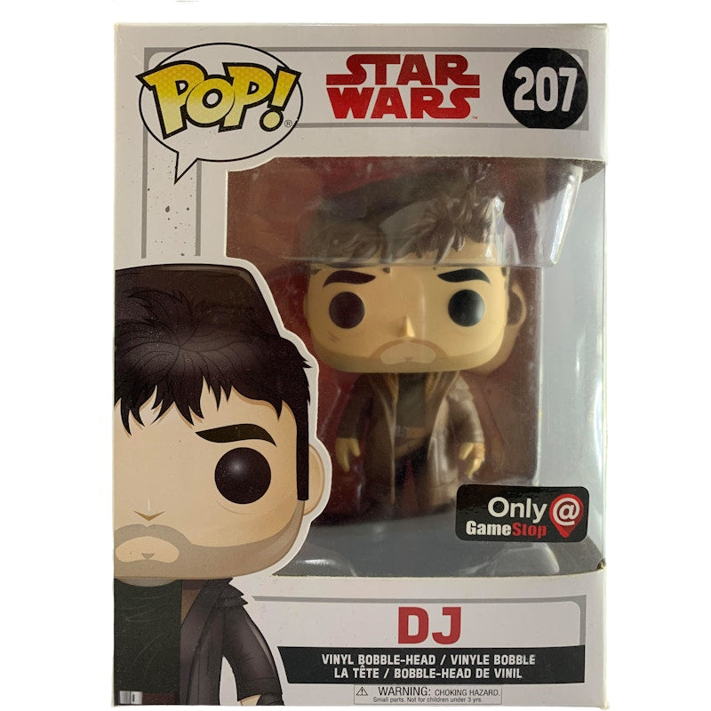 Funko Pop! Star Wars DJ Game Stop Exclusive Bobble-Head Figure #207